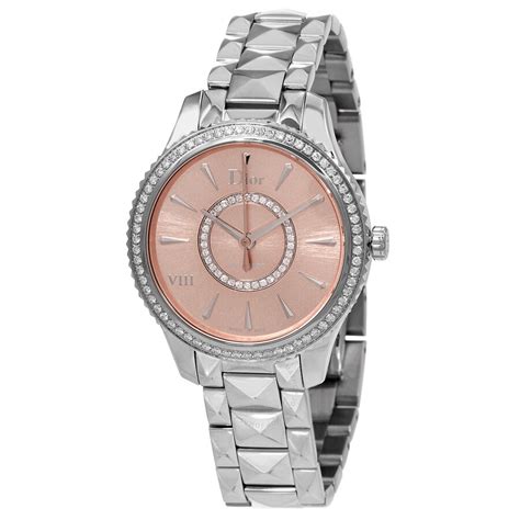 Dior VIII Montaigne Automatic Diamond Ladies Watch 